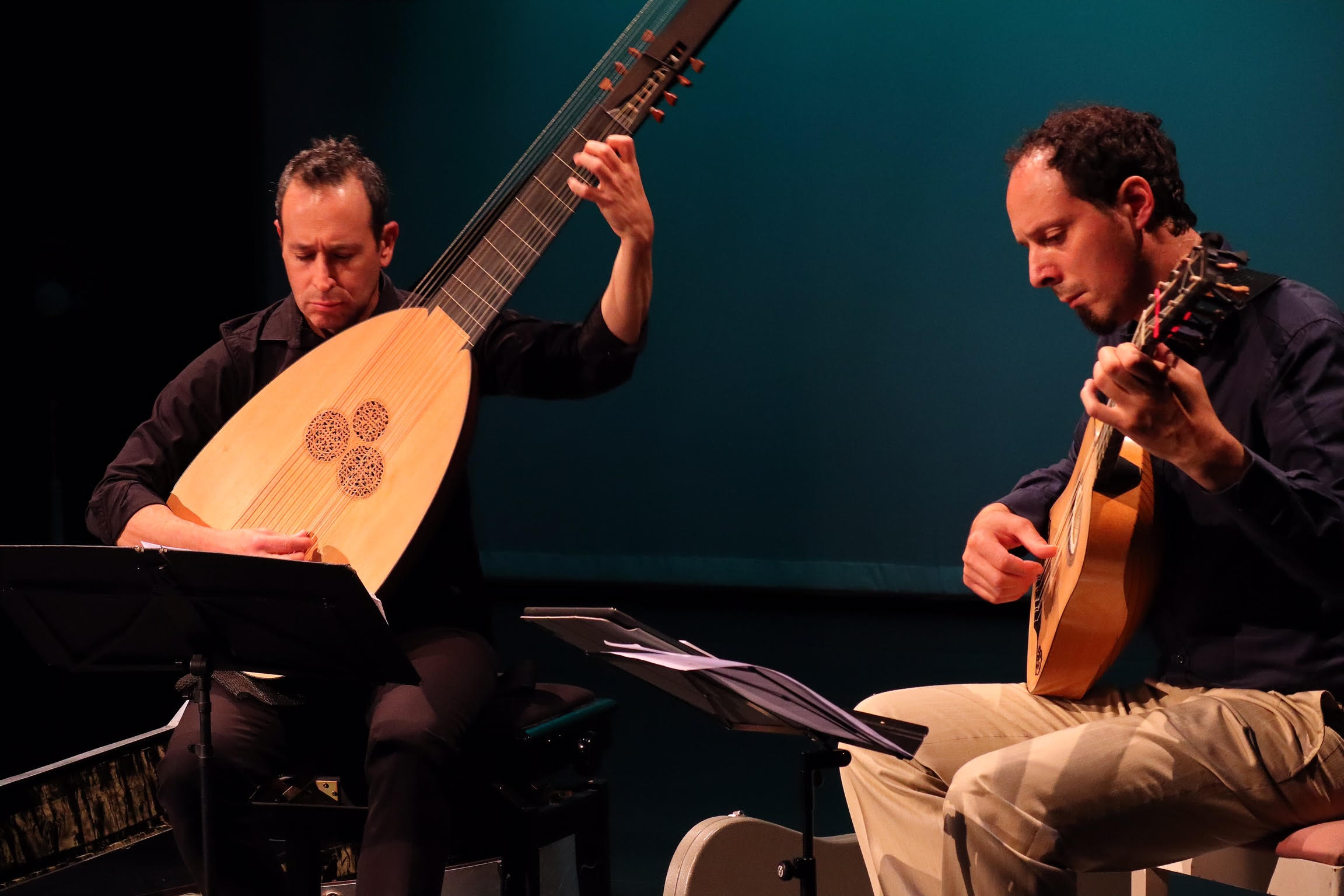 IZHAR ELIAS, gitaar en ISRAEL GOLANI, gitaar en theorbe Getokkelde Barok