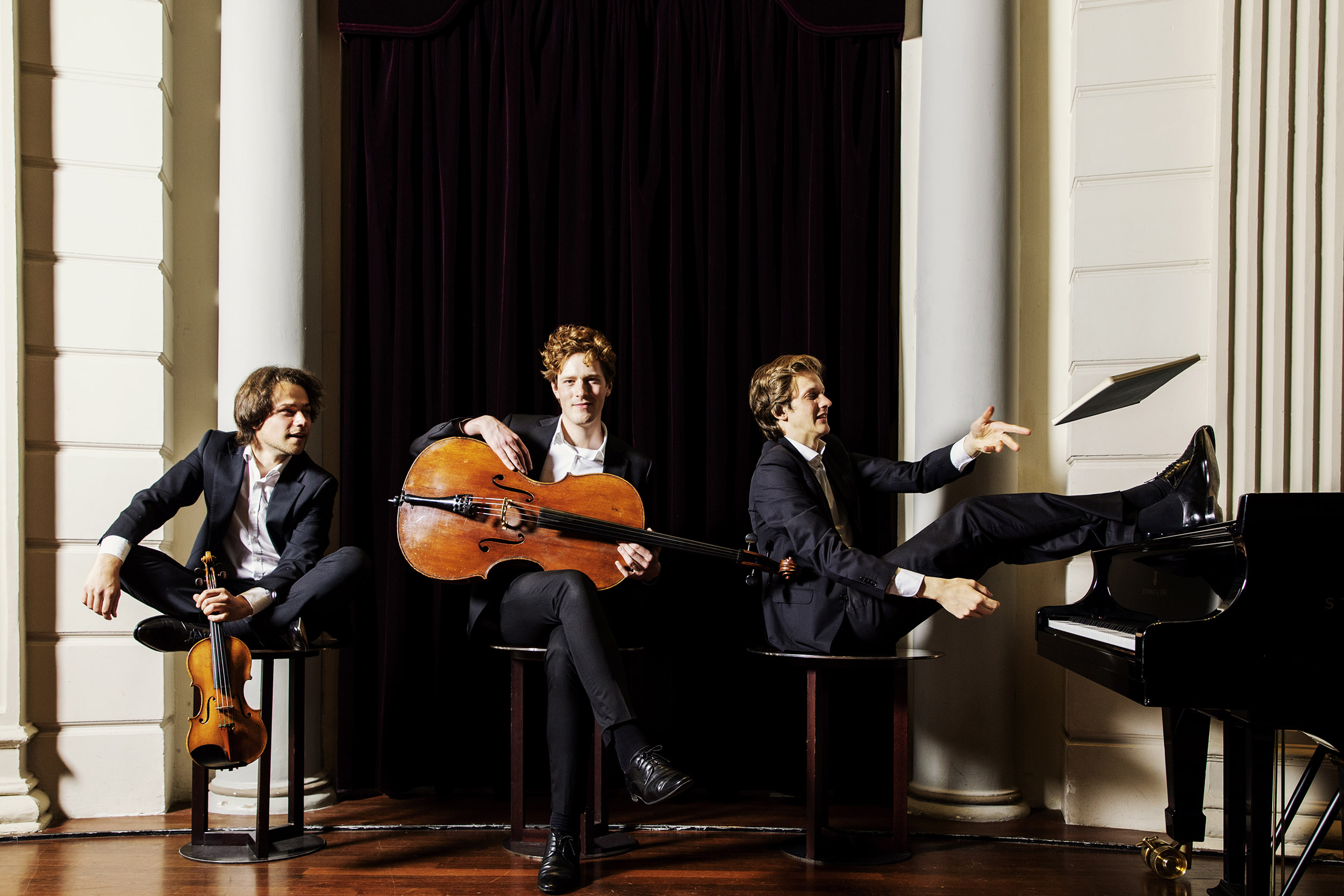 HET BRACKMAN TRIO: Tim Brackman, viool; Kalle de Bie, cello; Rik Kuppen, piano