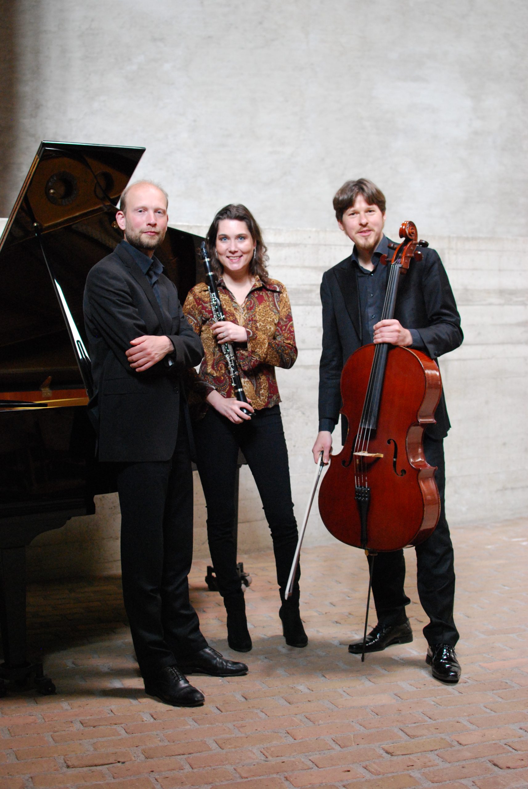 TRIO MANEON: Celeste Zewald, klarinet; Örs Köszeghi, cello; Daniël Kramer, piano